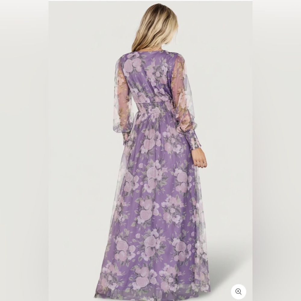 LAYLA TULLE MAXI DRESS - Picture 3 of 4